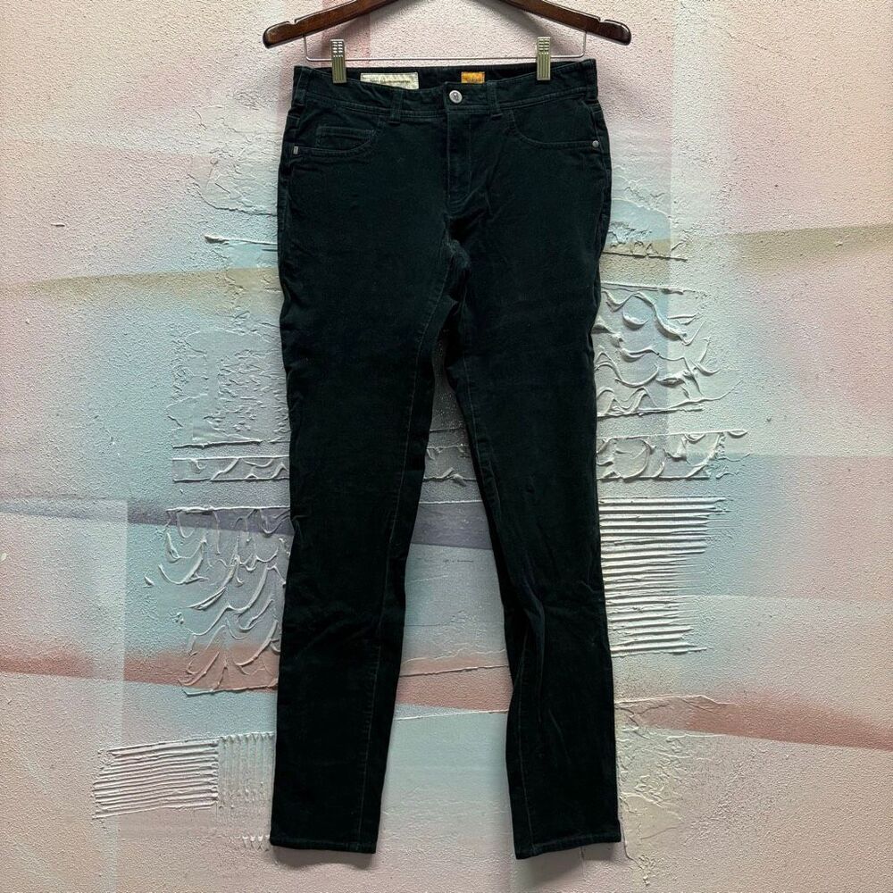Pilcro and the Letter Press Anthropologie 28 Black Corduroy Pants Preppy Luxury